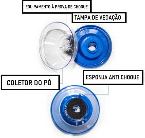 Acessório de Furadeira Anti Pó - Auxilia na Limpeza