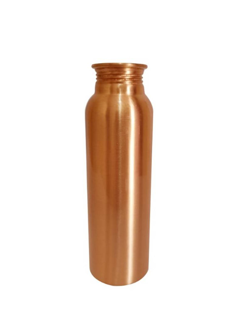 1 Liter Leak-Proof Pure Copper for Travelling Purpose, Yoga Ayurveda Healing Health Benefits (2 Bottles Set)