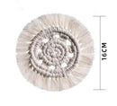 100% handmade Macrame piece Hand woven coasters
