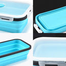 2021 New Folded Telescopic Food Storage Container With Silicone Lid (Set of 4 Pcs)