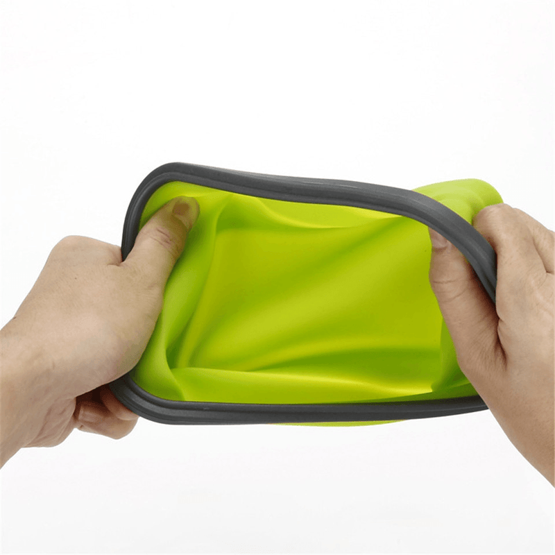 2021 New Folded Telescopic Food Storage Container With Silicone Lid (Set of 4 Pcs)