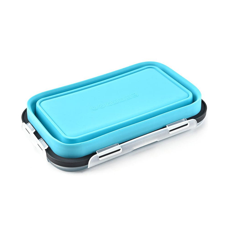 2021 New Folded Telescopic Food Storage Container With Silicone Lid (Set of 4 Pcs)