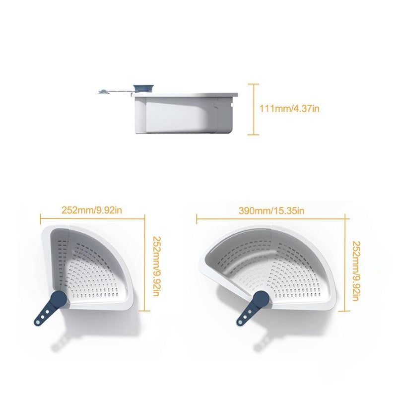 2020 NEW Rotating Corner Sink Drain Shelf