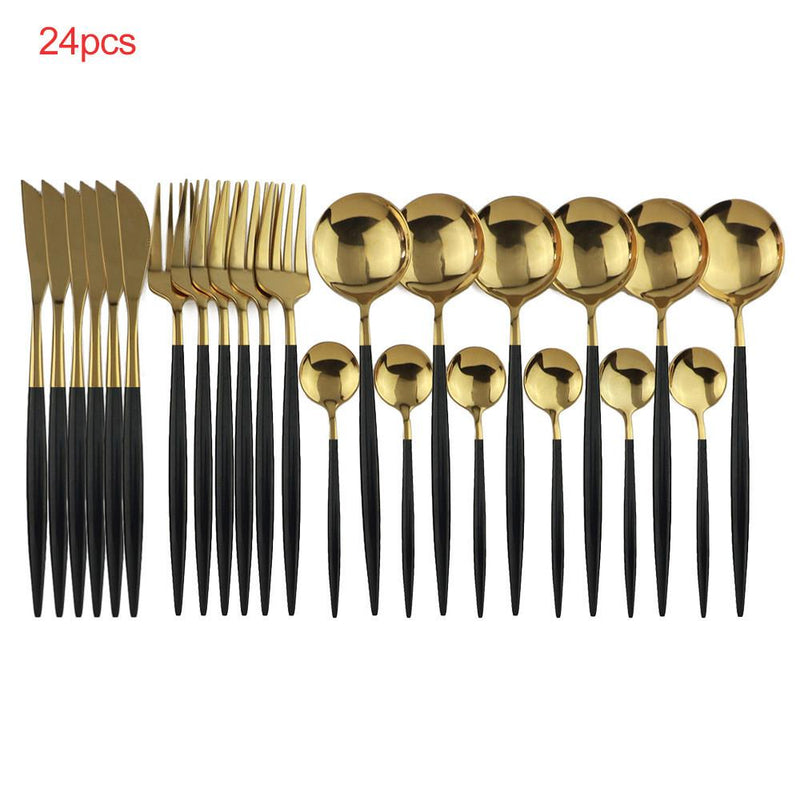 24pcs Luxury Cutlery Set