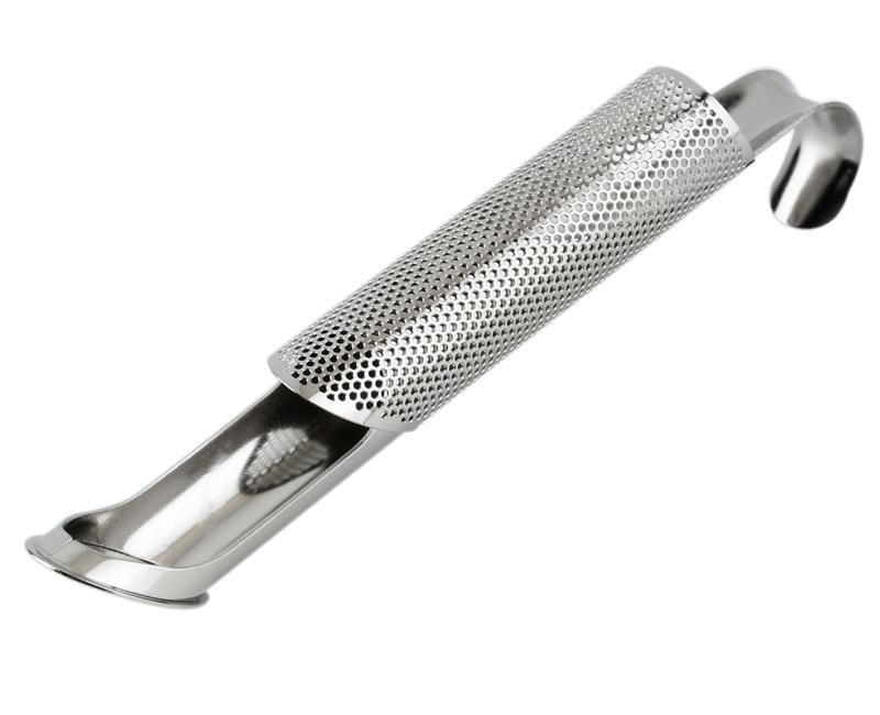 304 stainless steel tea tube with curved handle