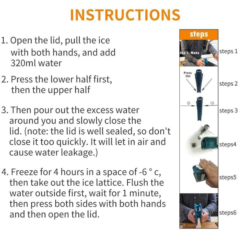 36 Grids Ice Cube Maker + Storage Container