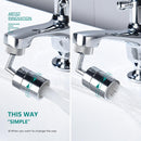 360°  Kitchen Faucet with Splash Water Sprayer