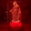 Luminária Led Cristo - Cores Diversificadas