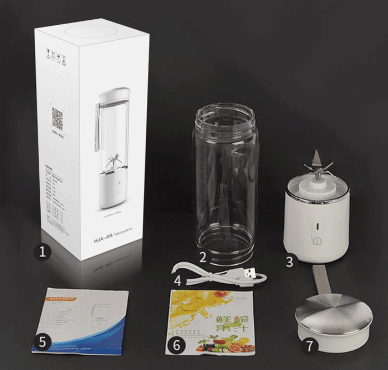 500ml USB Rechargeable Electric Juicer Bottle