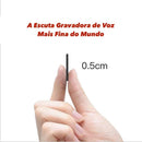 Micro Escuta Profissional Com Ativação Por Voz