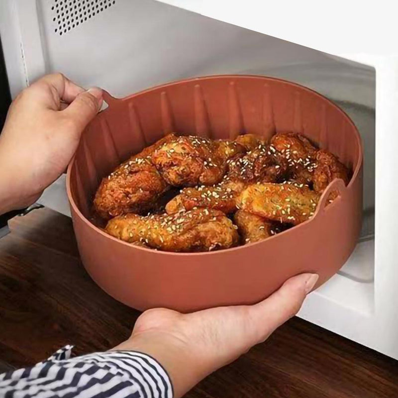 Air fryer silicone pot