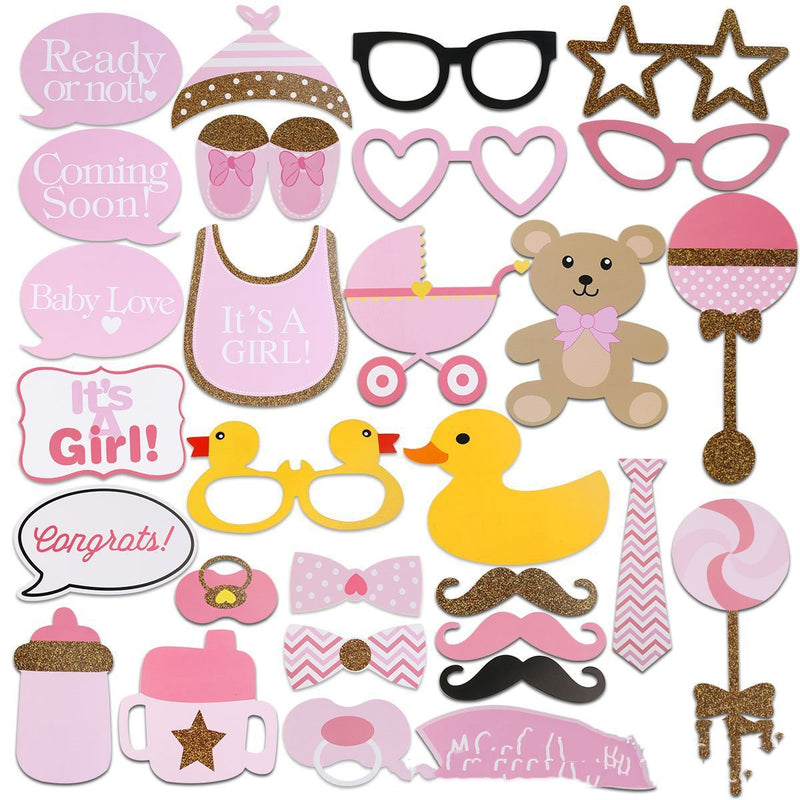 Baby party photo props