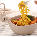 Bamboo Wood Cute Tiny Dinosaur Bowls
