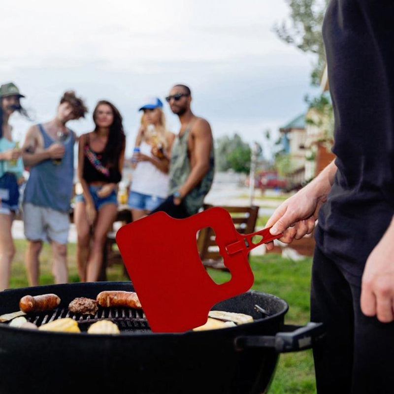 Barbecue plastic fan