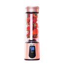 Borosilicate Glass Mobile Juicer - Battery Power Display