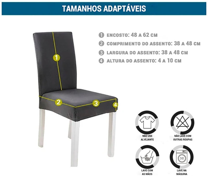 Capas Mágicas Para Cadeiras Resistentes a Água - Soft House™