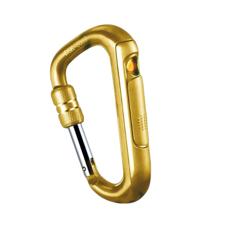 Carabiner cigarette lighter