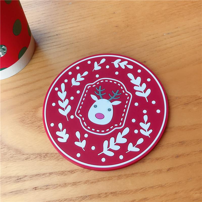 Cartoon silicone coaster