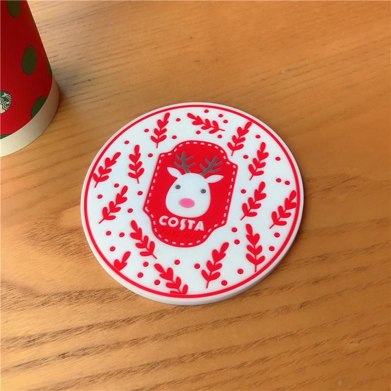 Cartoon silicone coaster