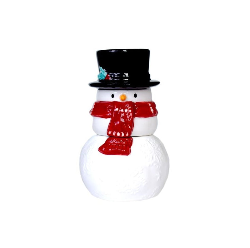 Ceramic Snowman Seasoning Jar