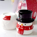 Ceramic Snowman Seasoning Jar