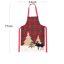 Christmas party dress up apron insulated gloves