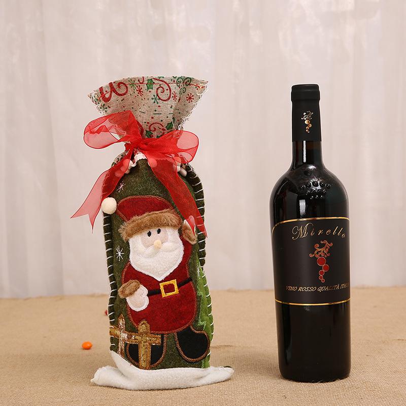 Christmas Wine Bottle Cover