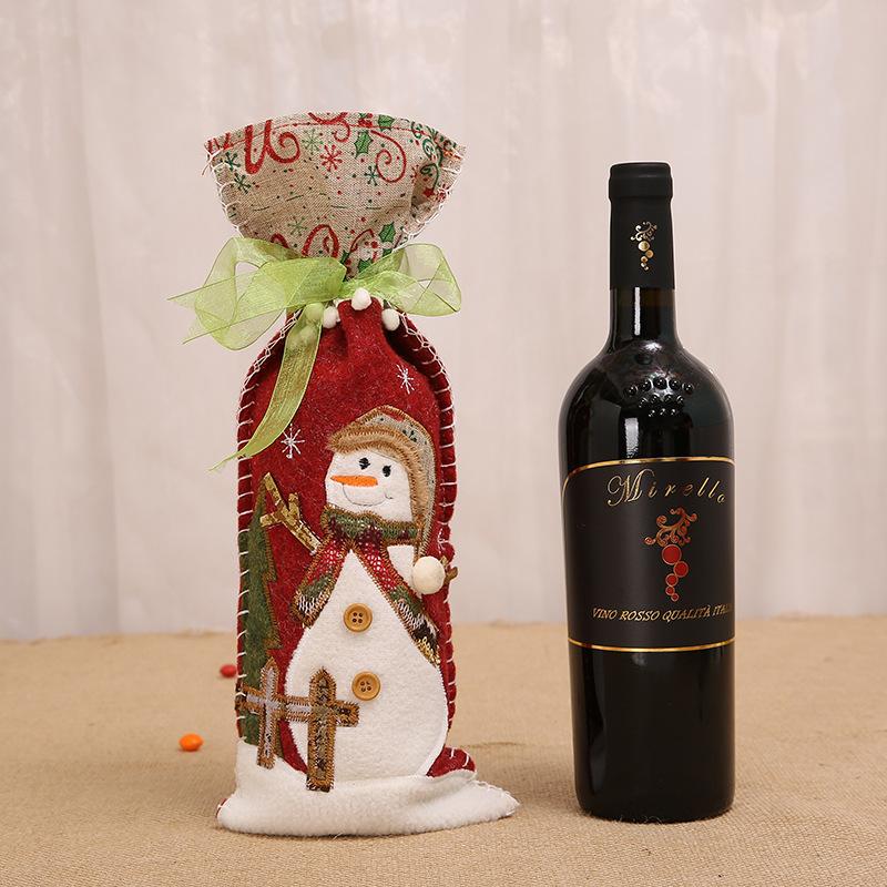 Christmas Wine Bottle Cover