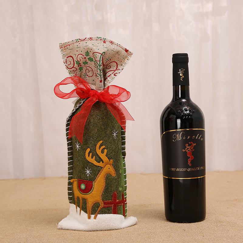 Christmas Wine Bottle Cover