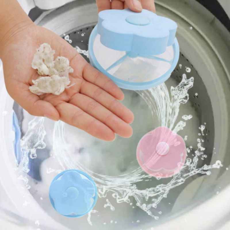 CleanWash™ - Capturador de Pelos, Papeis e Impurezas Para Lavagem Máquina de Lavar