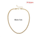 Colar Feminino Cuban Dourado
