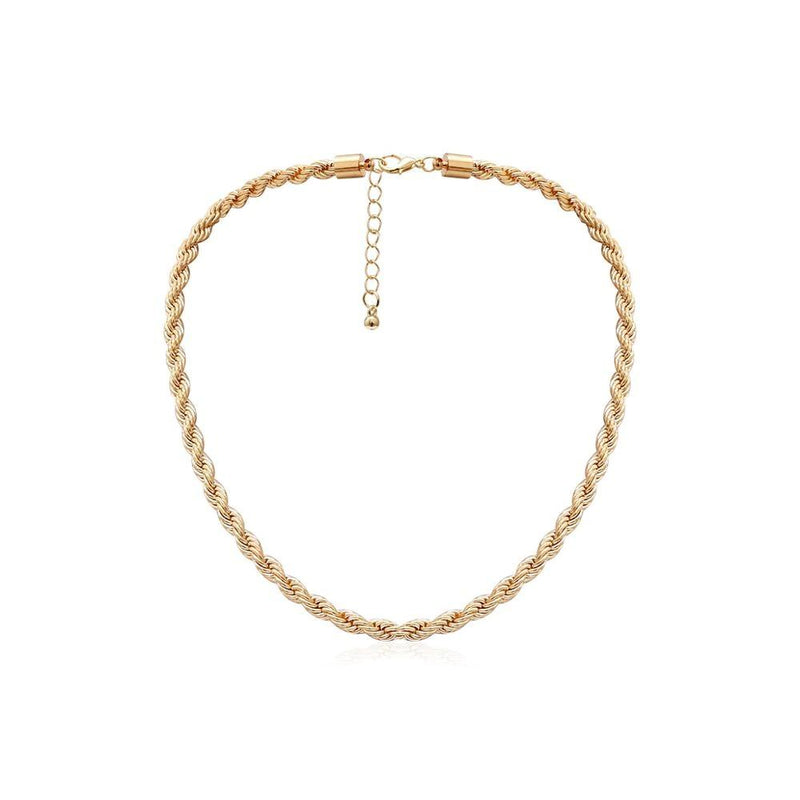 Colar Feminino Cuban Dourado