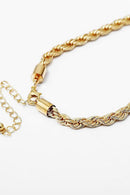 Colar Feminino Cuban Dourado