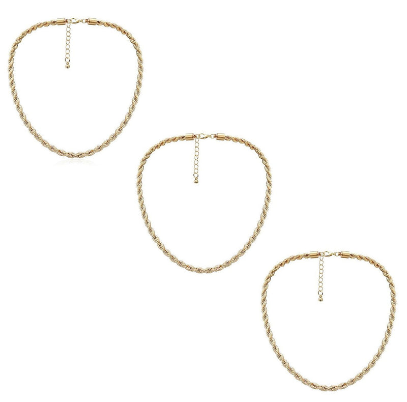 Colar Feminino Cuban Dourado