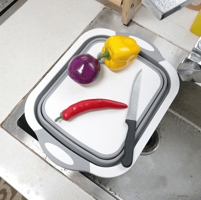 Collapsible Dish Tub & Cutting Board