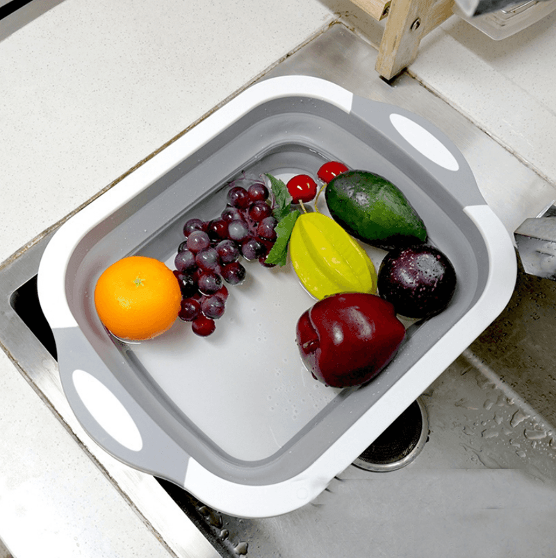 Collapsible Dish Tub & Cutting Board