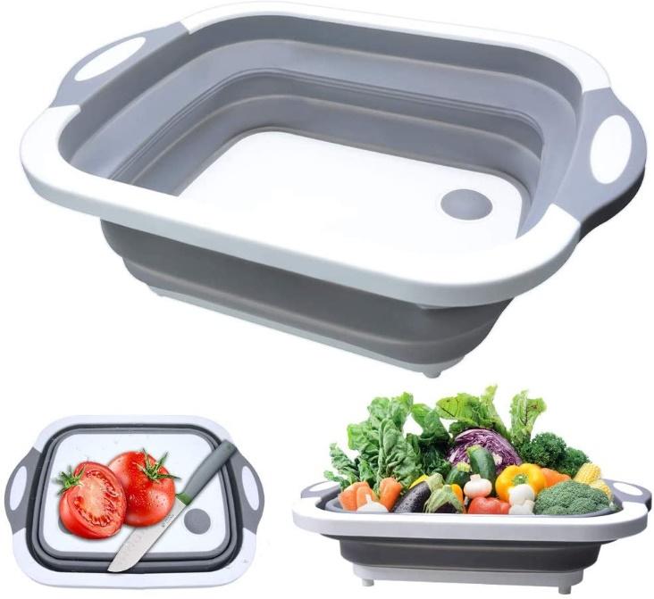 Collapsible Dish Tub & Cutting Board