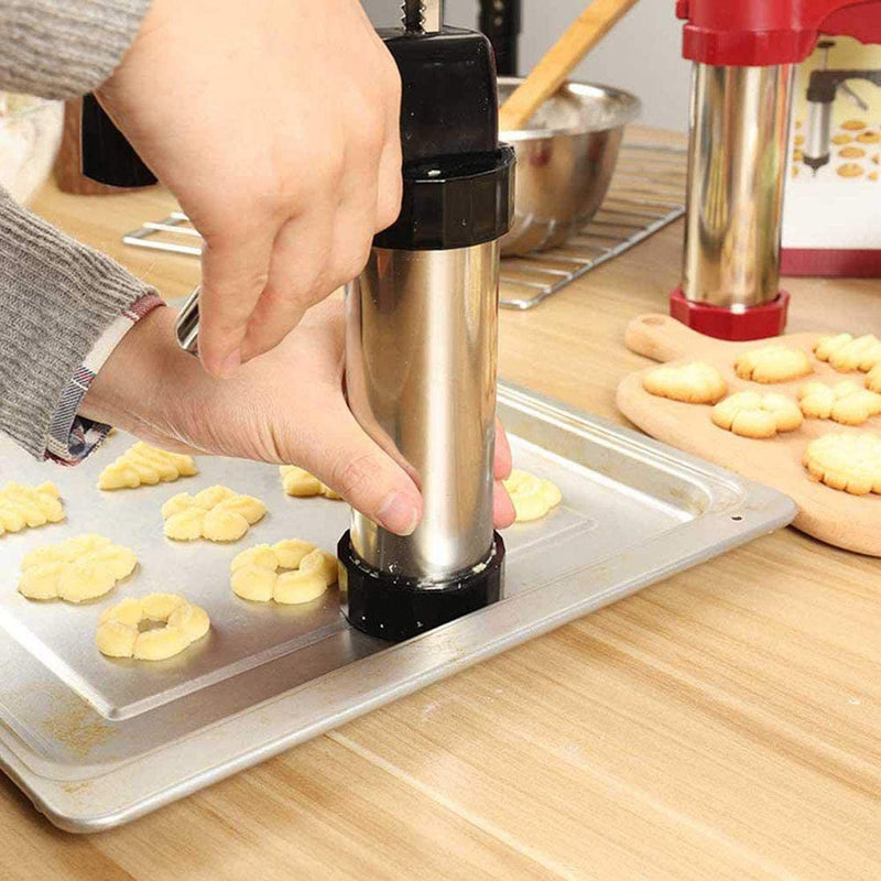 Cookie Biscuit Stainless Steel Press & Piping Kit