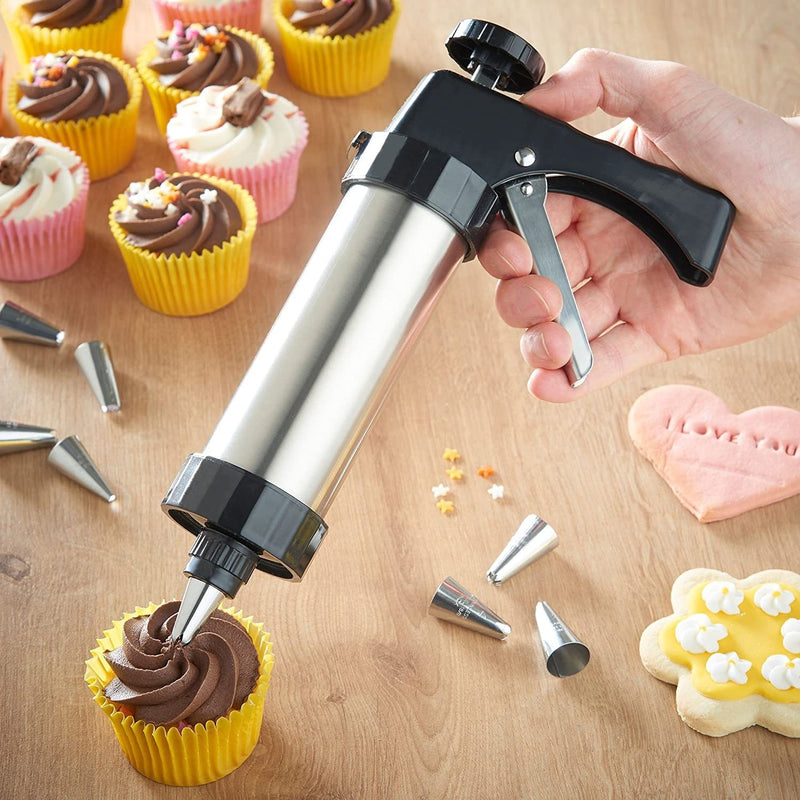 Cookie Biscuit Stainless Steel Press & Piping Kit