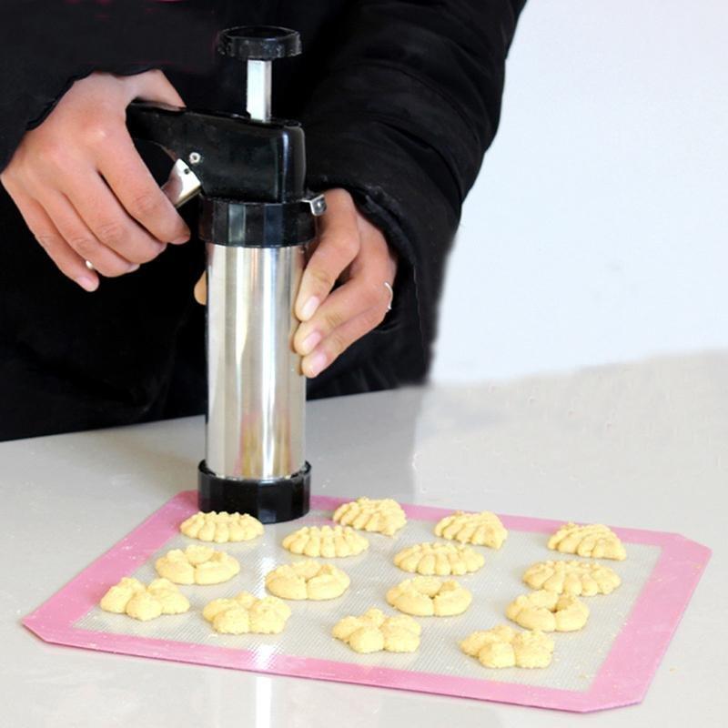 Cookie Biscuit Stainless Steel Press & Piping Kit