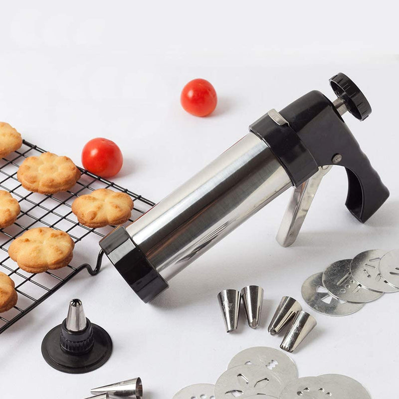 Cookie Biscuit Stainless Steel Press & Piping Kit