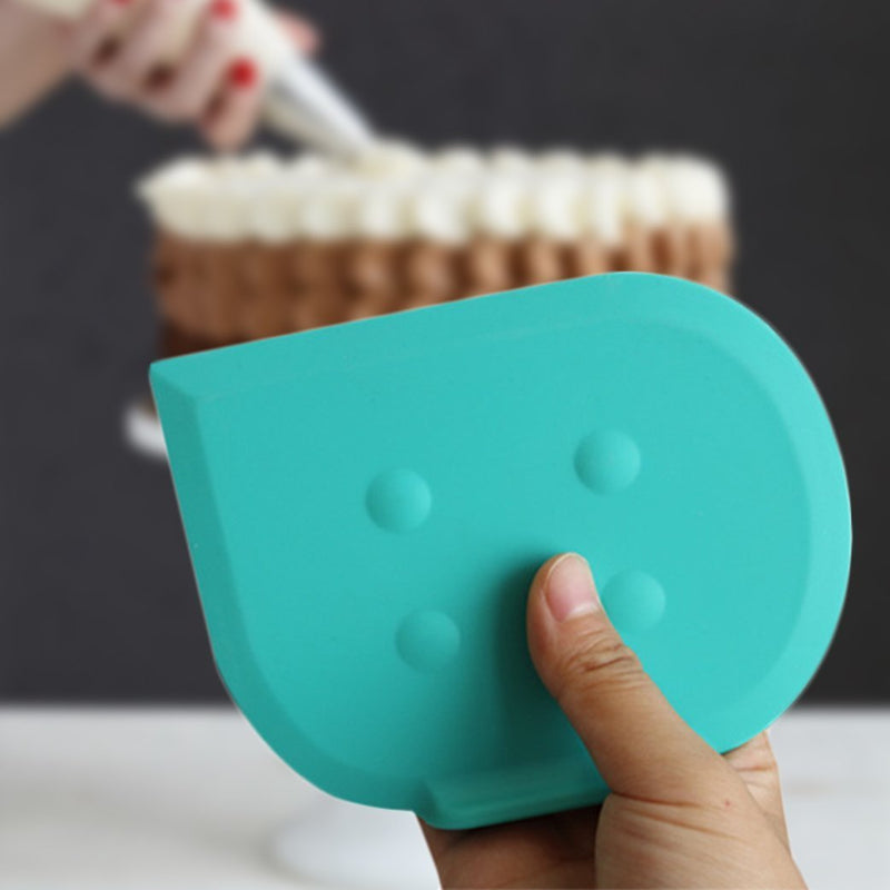 Cream silicone spatula