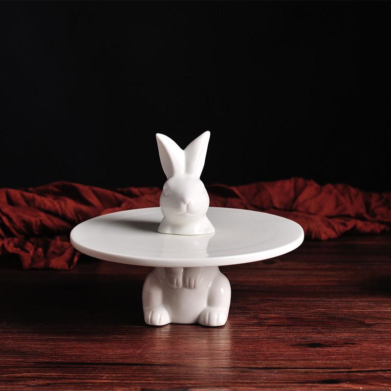 Cute rabbit high cake pan