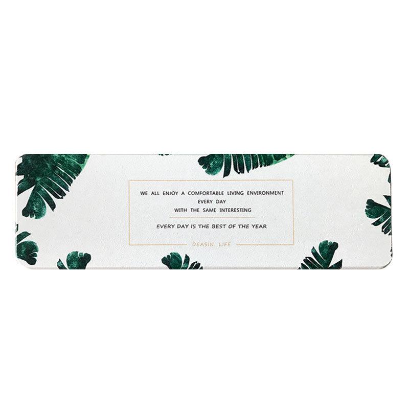 Diatomite Water Absorbent Coaster Plant Pattern