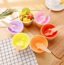 Double Layer Cute Ice Cream Bowl