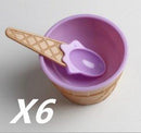 Double Layer Cute Ice Cream Bowl