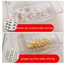 Double-sided Vege grater with container