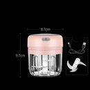 Electric garlic masher