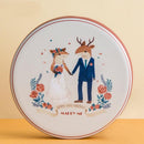 Elegant Cookies food round tin