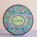 Elegant Cookies food round tin